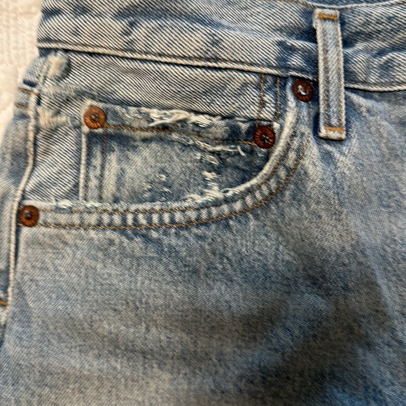 AGOLDE Parker denim shorts. Size 26. - Picture 9 of 15